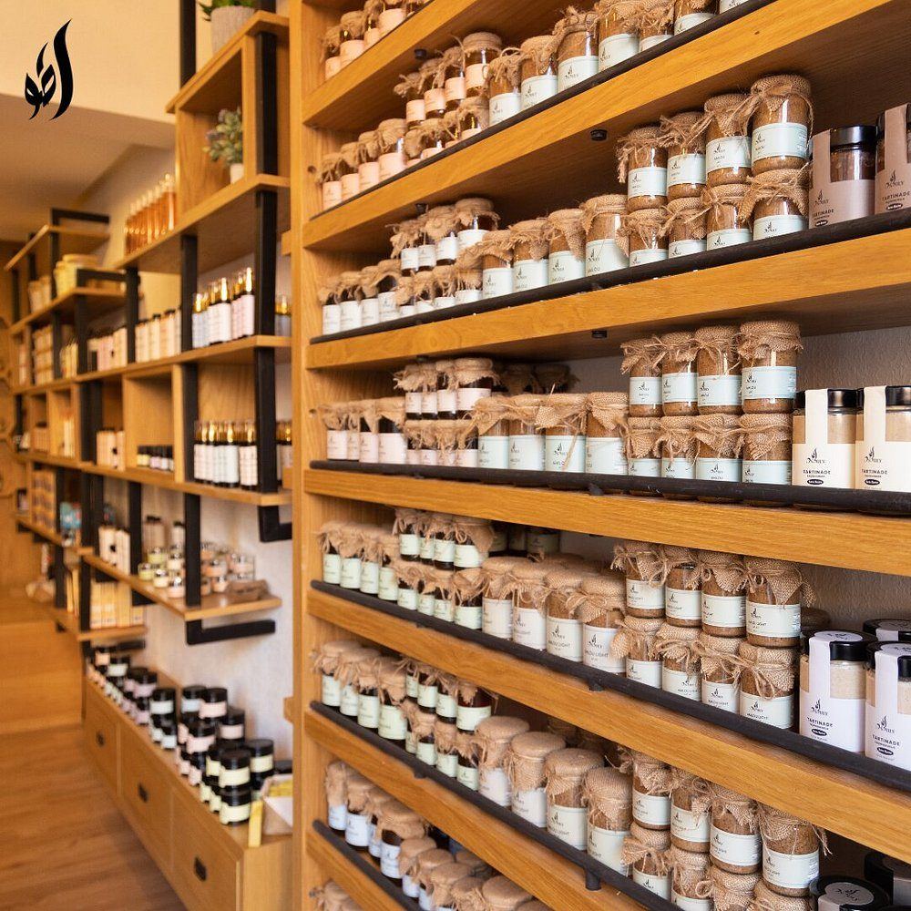 Les étagères de la boutique Osouly