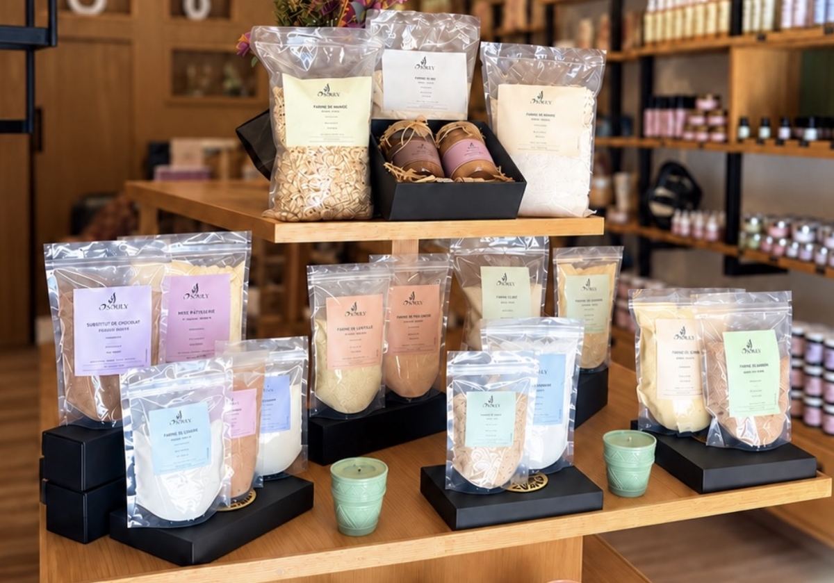 La gamme sans gluten présentée dans la boutique Osouly